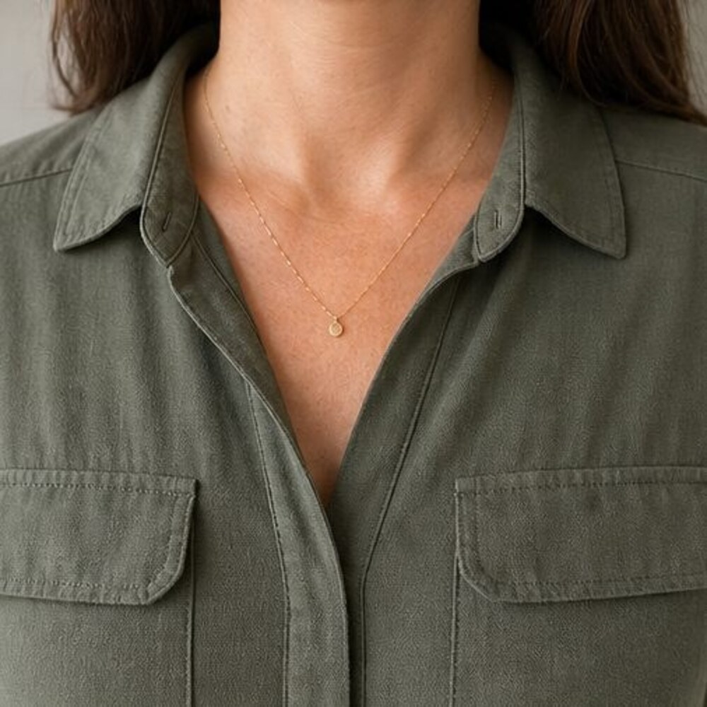 Burgundy Ruffle Blouse - Picture 4 of 6